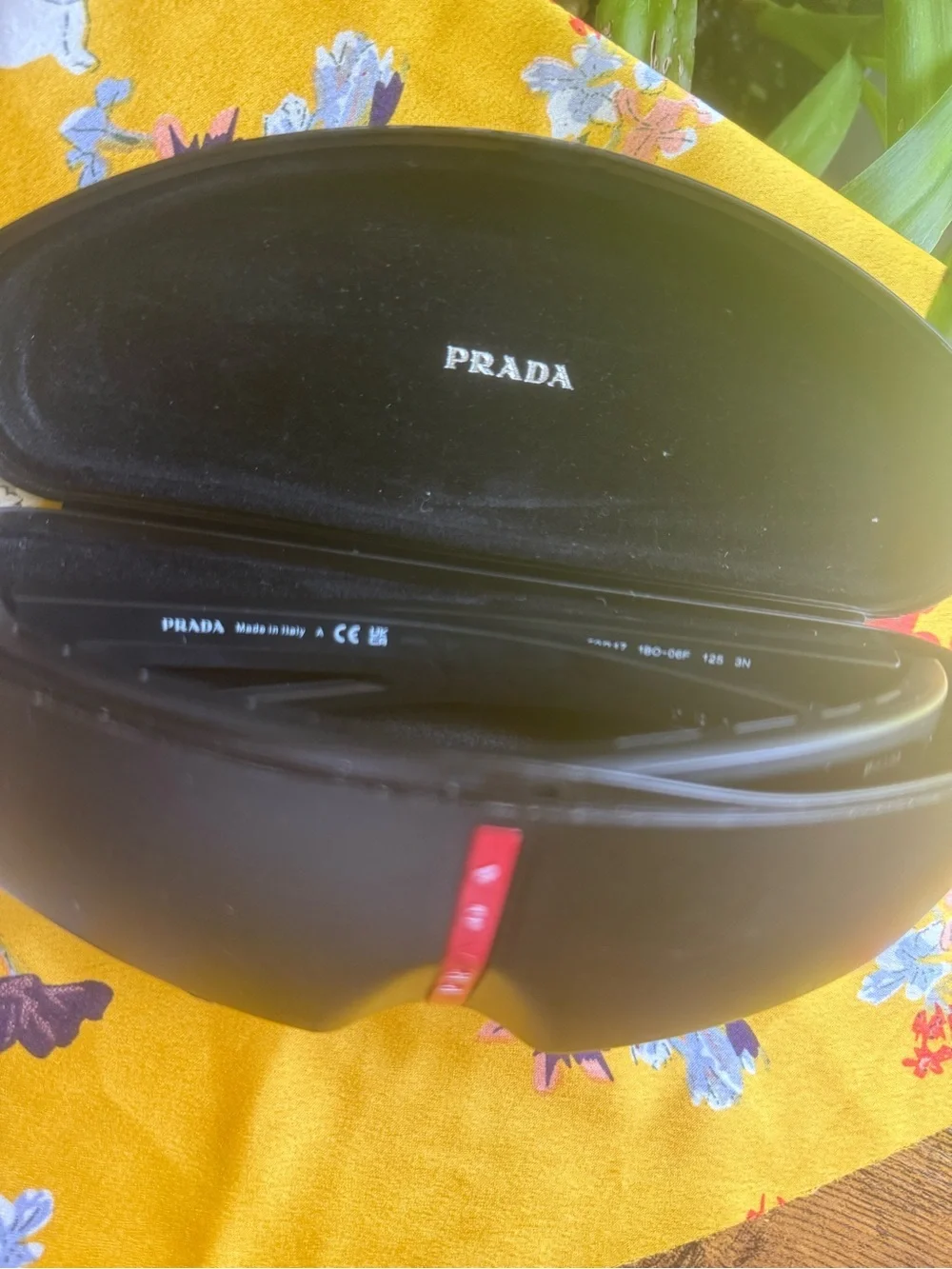 Prada Matte Black Sunglass with Dark Lenses